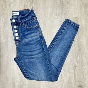 VIP Ones Button Fly Skinny Jeans Size 0 Women’s